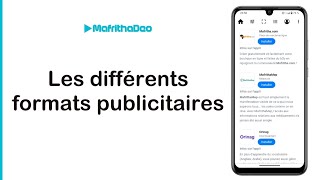 Performance max : promotion des produits - Les différents formats publicitaires - Mafritha Group
