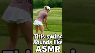 This swing sounds like ASMR #funny #shorts #reels #golf #girl #asmr