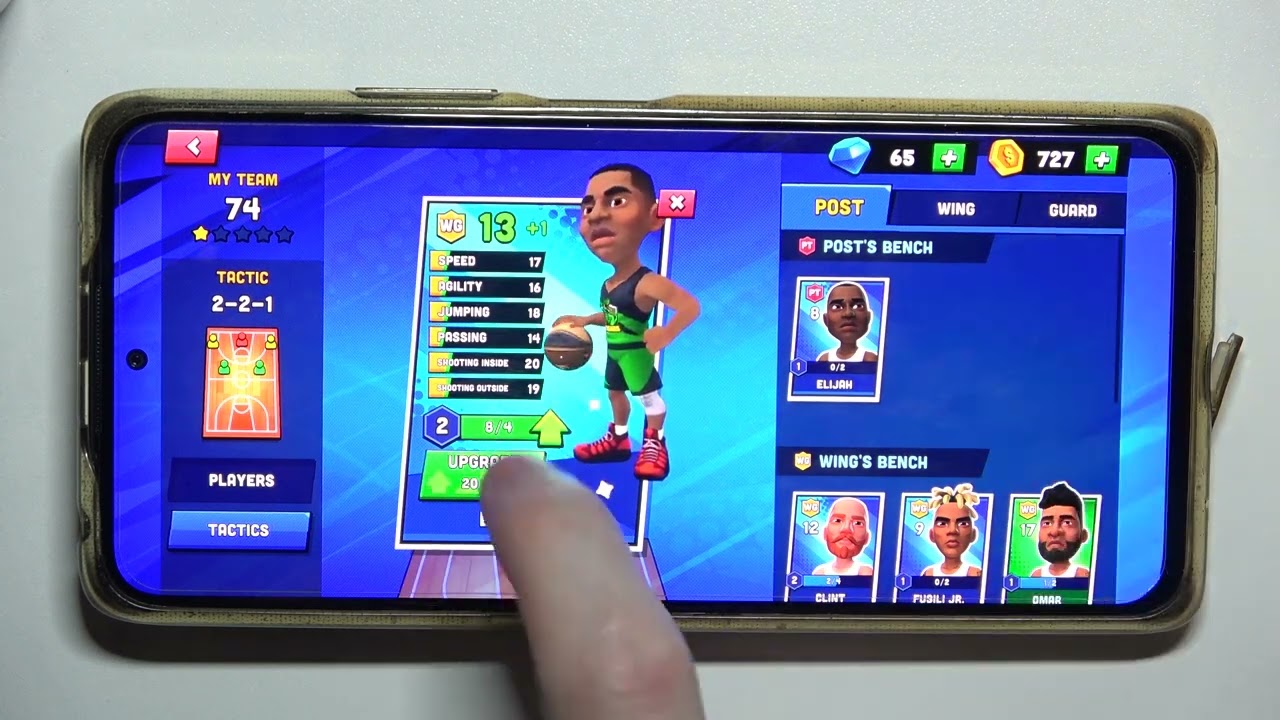 Mini Basketball - How To Upgrade Team Players