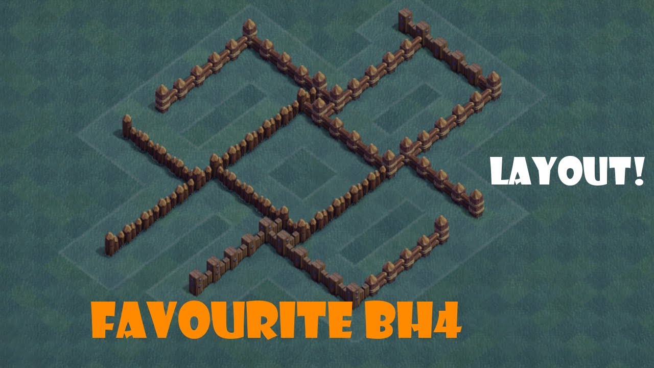 Best Bh 4 Base Layout My Favourite Base Youtube