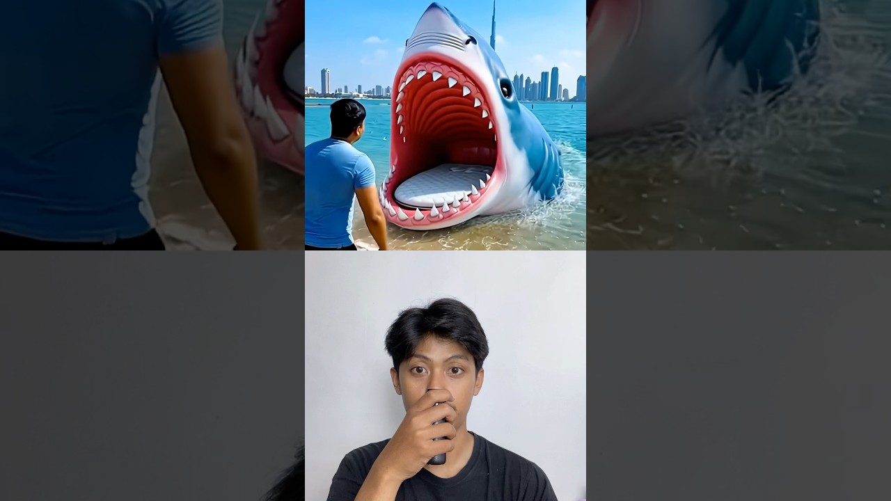 Подождите… спать на акуле⁉️Irfan-w6o3h