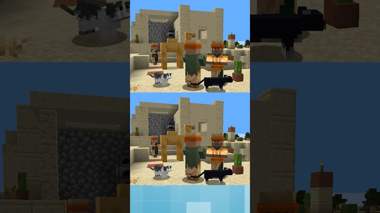 【Spot the Difference!】Lv４まちがい探し！　#間違い探し #マイクラ #マインクラフト #shorts