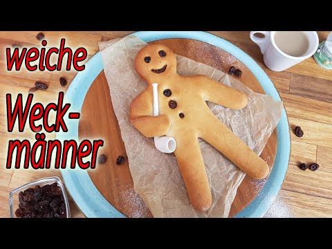 Weckmänner aus Quark-Öl-Teig | Martinas Adventskalender Türchen 6 | Rezept mit Video-Anleitung