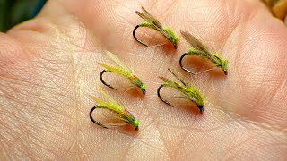 Tying an Olive Adult Midge (Wet Fly) with Davie McPhail