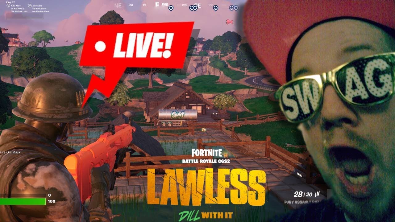 Playing Fortnite until I win or I delete the game - YouTube
