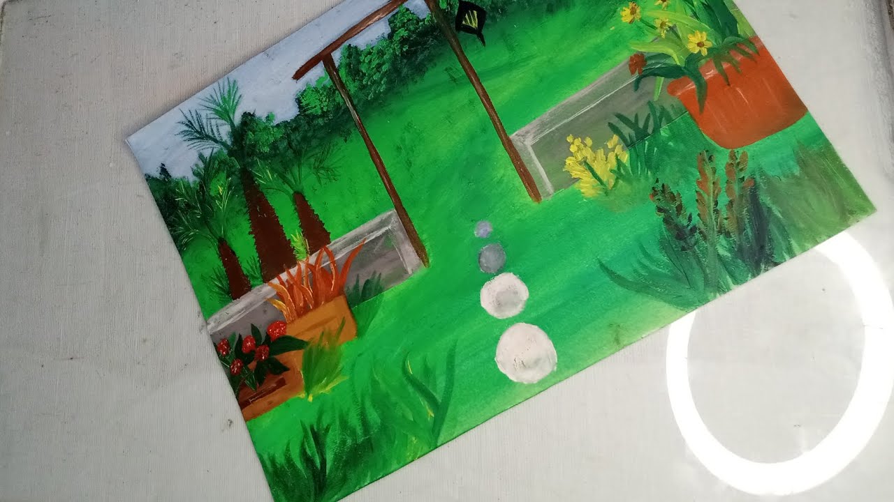 Summer Garden Painting Oil Painting Art Studio YouTube
