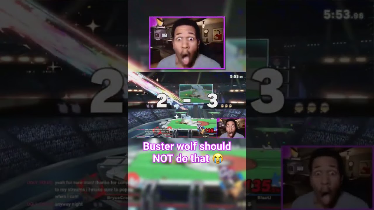 Buster wolf should NOT do that 😭