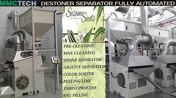 How Does a Destoner Separator Work? Sesame Seed Cleaning Machine by Mmctech