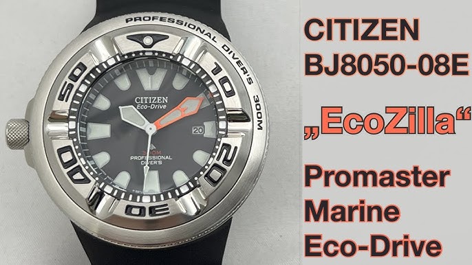 Unboxing Citizen Promaster Ecozilla / Greenozilla 300m Professional bj8057-09x  - YouTube