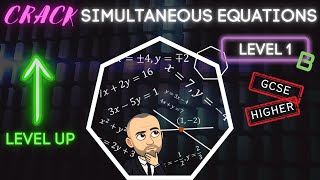 Solving Simultaneous Equations Level 1B (Start Here) | Level Up Maths