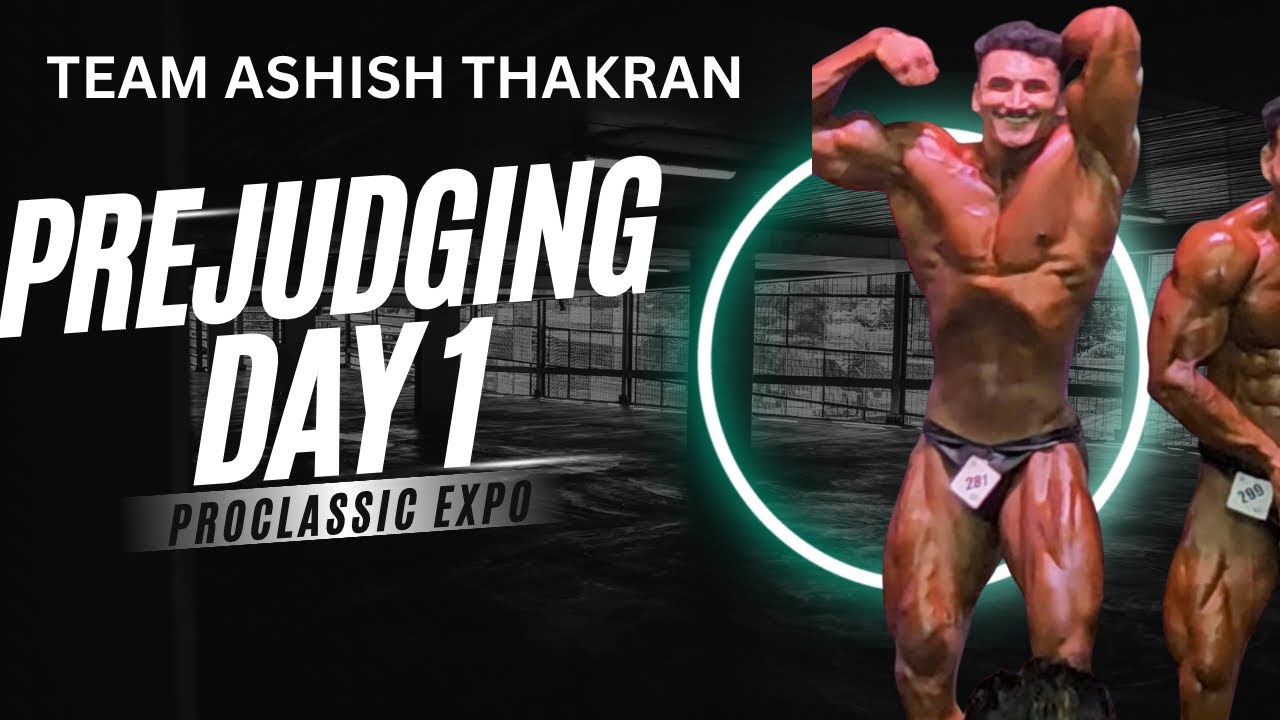Prejudging classic physique at pro classic expo .