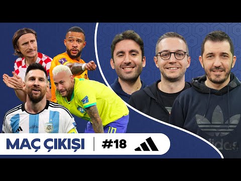 🔴 Arjantin Son Nefeste, Messi & Modric, Hırvatistan-Brezilya | 2022 Dünya Kupası | Maç Çıkışı #18