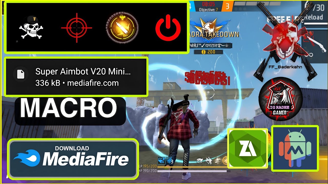 Free Fire New Android Macro 🎯☠️ Tutorial  | Macro Droid New Headshot Macro Script 📂