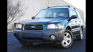 4K 2004 Subaru Forester 2.5X AWD 5-Speed Manual