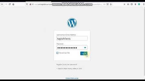 How to access your WordPress back-end as an admin