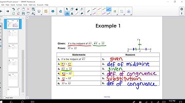 2.5 Proving Segment Relationships