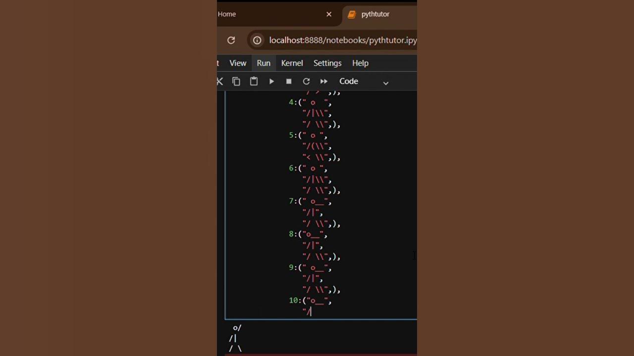 Stickman dancing code #python #pythonprogramming #coding - YouTube