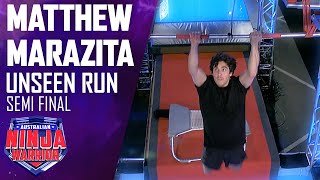 Unseen run: Matthew Marazita speeds through the Semi-Finals | Australian Ninja Warrior 2020