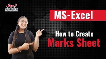 MS Excel | How to Create Marks Sheet | Akash Webs Computer Institute | Kamalpreet Kaur