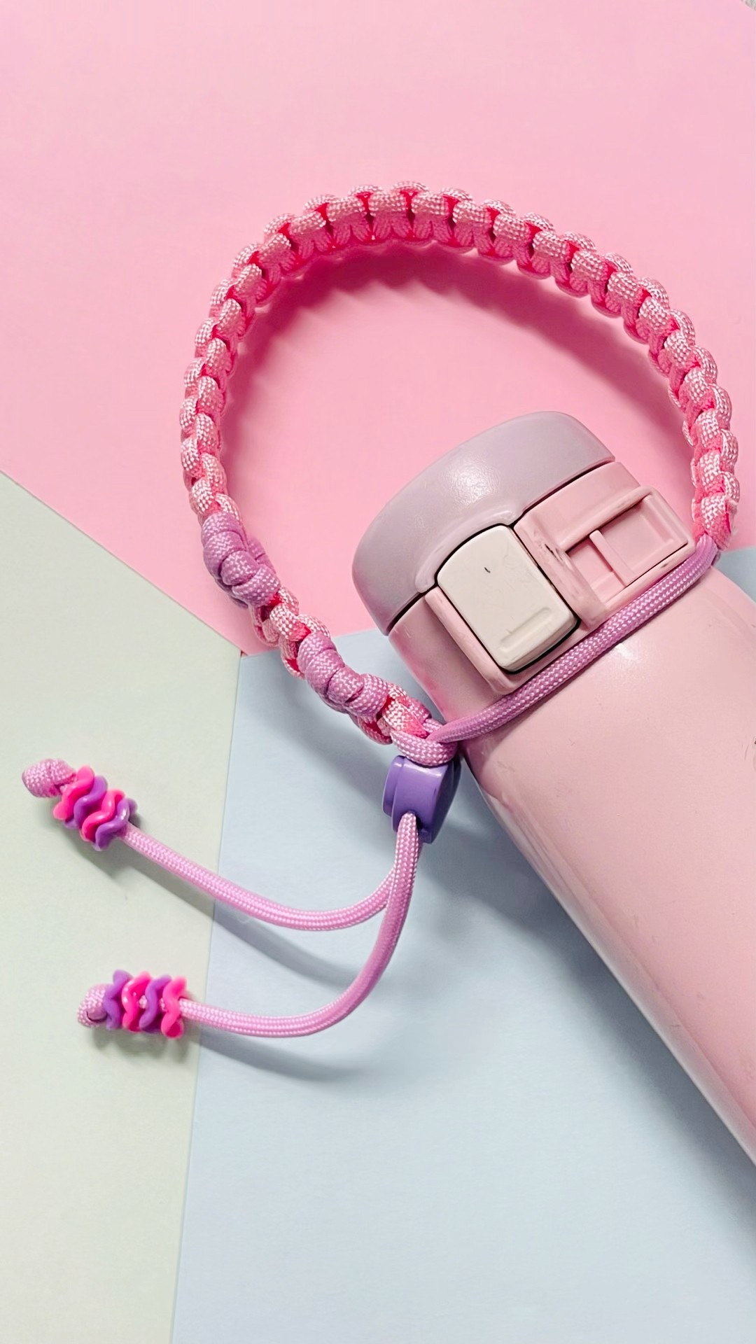 I want to make a cute drink holder ❤️ I'll make it using ribbon