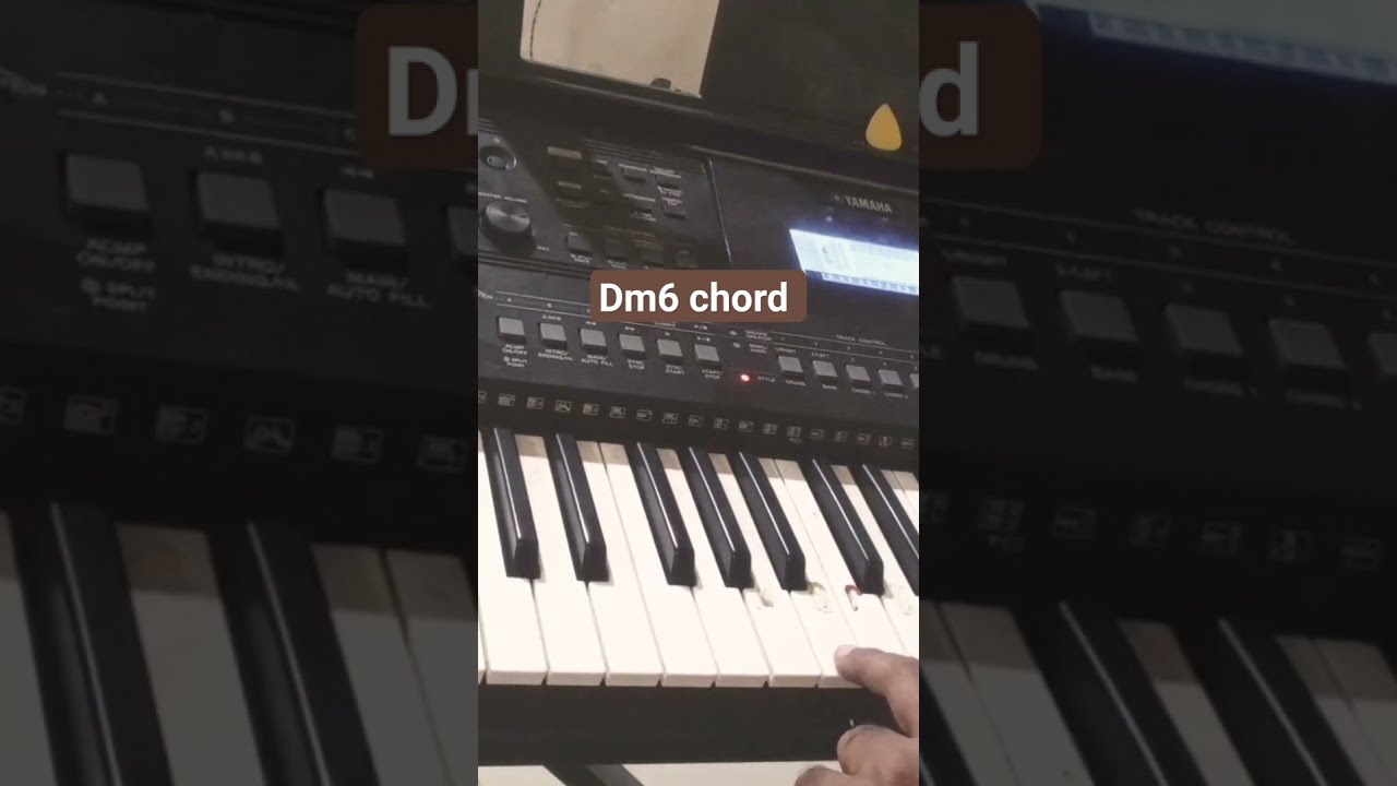 Dm6 Chord On Piano Shortsvideo