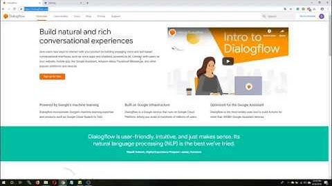 Introduction - Intents - How to create an advanced chatbot using dialogflow - part 1