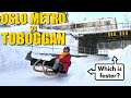 Can You Beat The Oslo Metro On A Toboggan?