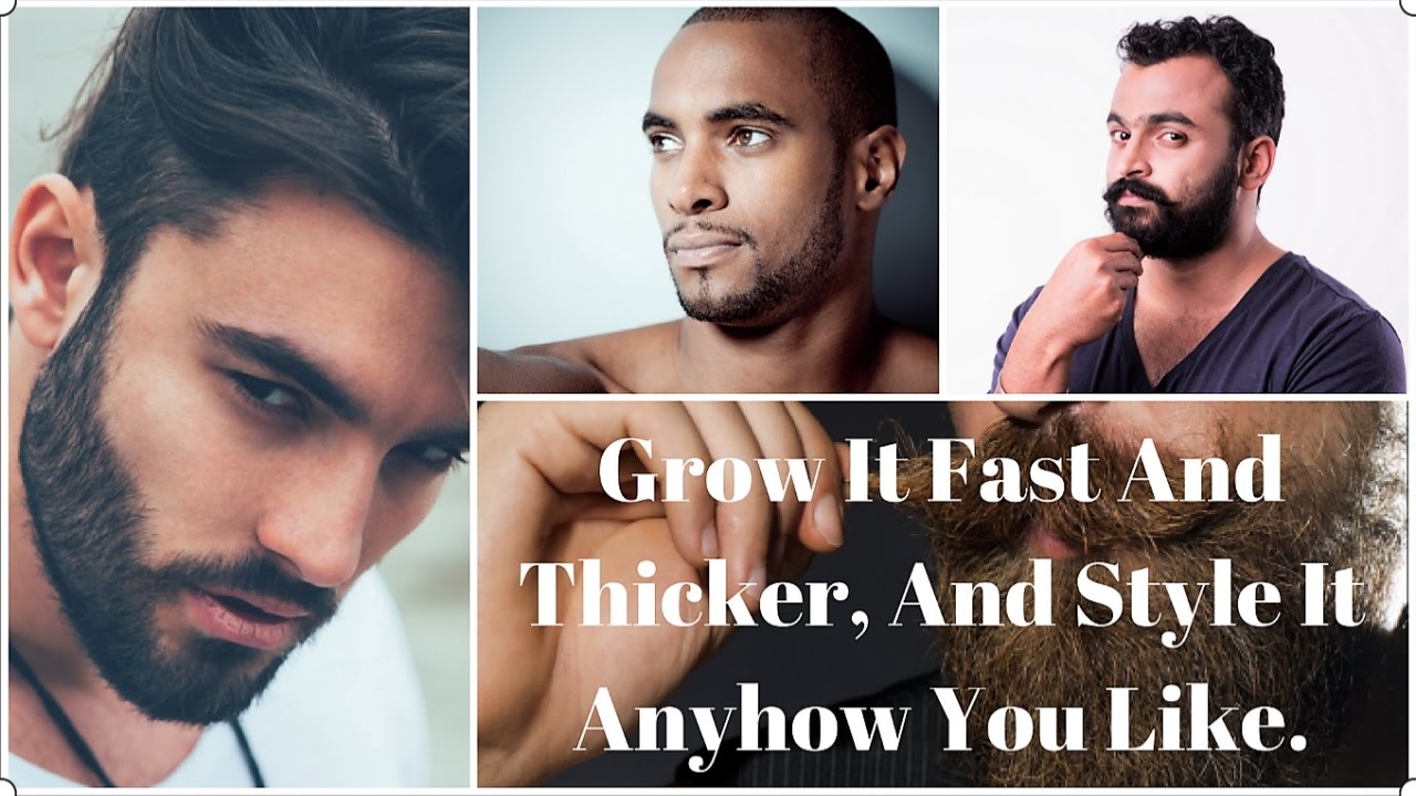 How to Grow Thicker Facial Hair - How to Grow A Beard Fast At Home - YouTube