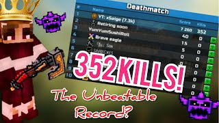 352 Kills! (7 Violences) The Unbeatable Record | (Pixel Gun 3D)