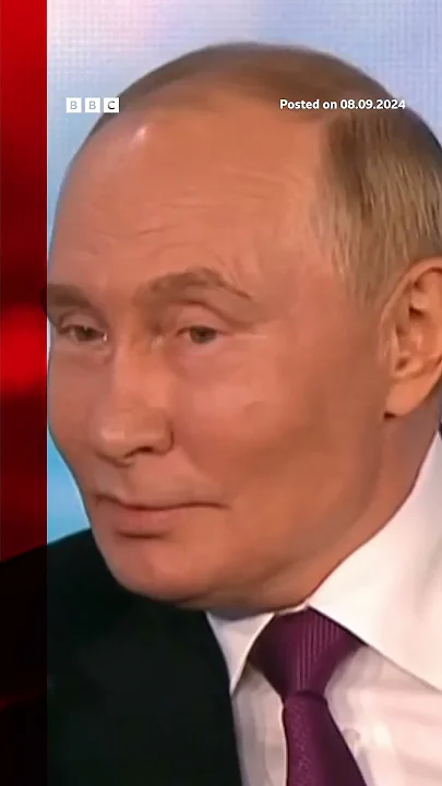 Donald Trump reacts to Putin saying he’d prefer Kamala Harris as US president. #USElection #BBCNews