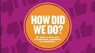The New 'Compliments, Comments or Complaints' Scheme