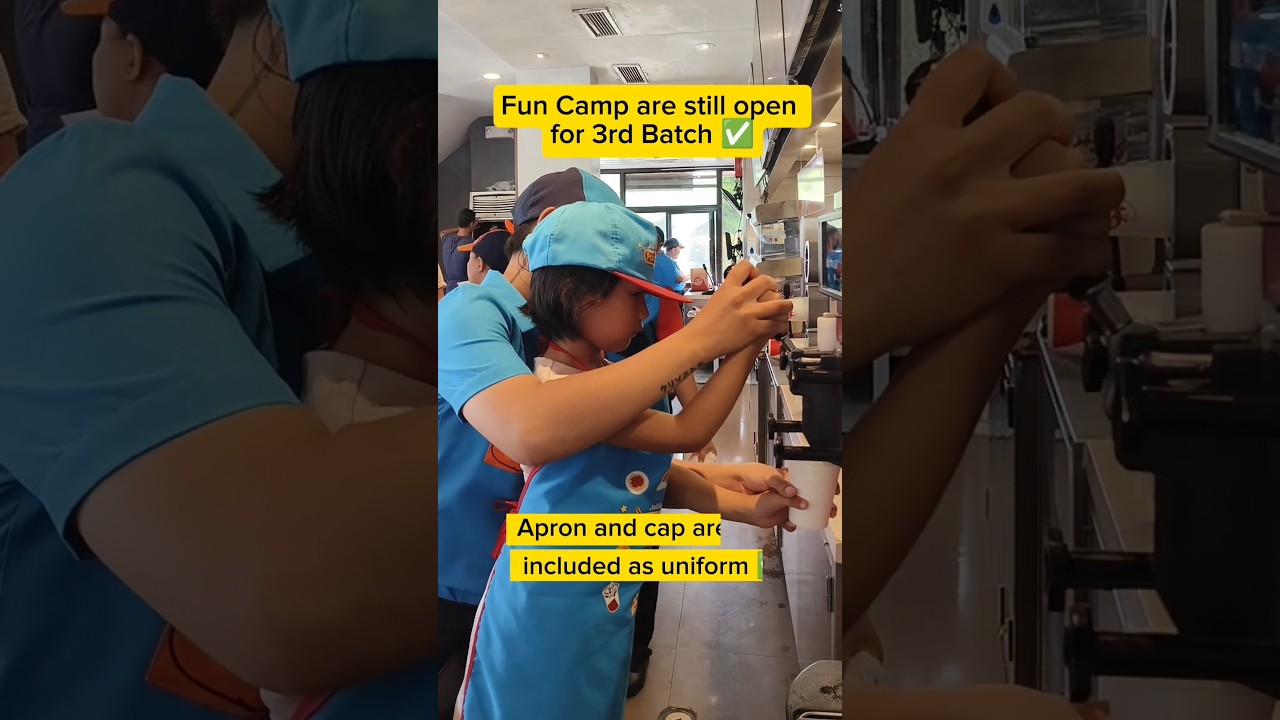 JOLLIBEE KIDDIE CREW FUN CAMP 🐝❤️ Register your kiddos now #kiddiecrew