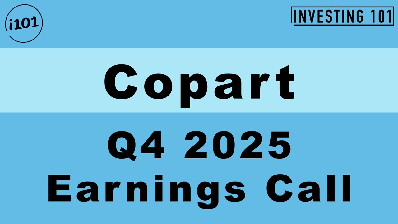 Copart Q4 2025 Earnings Call | Q4 2025 Earnings Conference Call | Q4 2025 Results