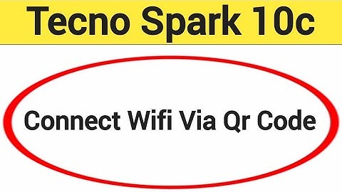 How to connect WiFi via QR code, Tecno Spark 10c me Bina password ke Wi Fi connect kaise karen