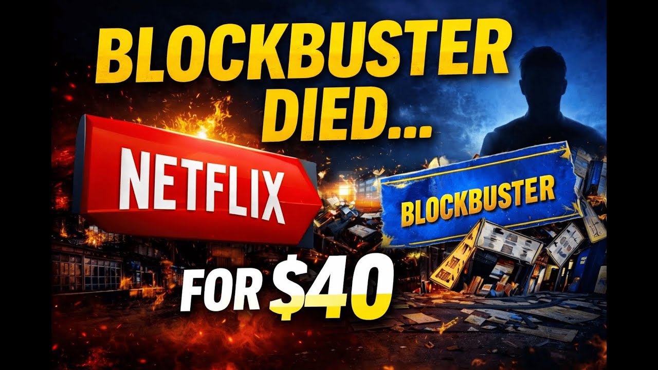The $40 Mistake That Killed Blockbuster and Created Netflix