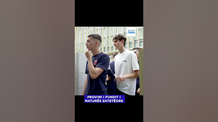 Provimi i fundit i maturës shtetërore