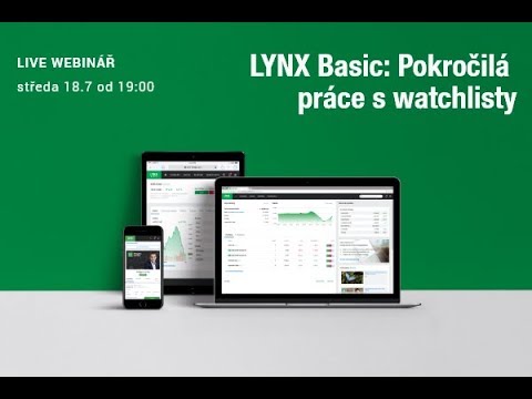 LYNX Basic: Začněte používat watchlisty - LYNX Webinář