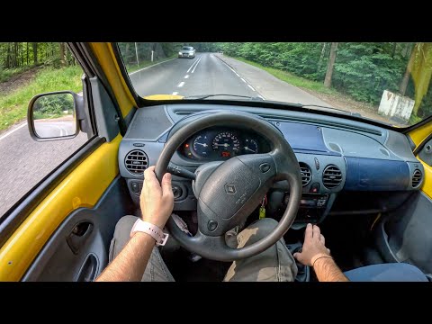 1999 Renault Kangoo [1.2 60HP] |0-100| POV Test Drive #1732 Joe Black