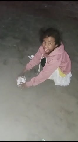 sore hari @pantai tanjung pakis karawang
