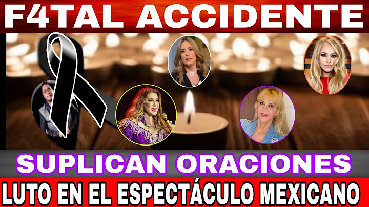 PASO HACE 5 MINUTOS F4TAL ACCID3NTE LUTO EM EL ESPECTÁCULO/ PIDEN ORACIÓN 