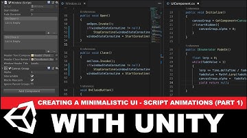 Unity3d Creating a minimalistic UI - Script Animations - Part 1