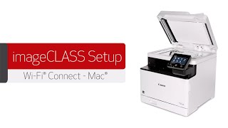 Canon imageCLASS 5 inch touch screen Easy Wireless Setup for Mac