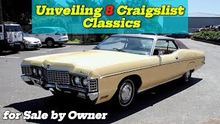 Vintage Car Bargains: Unveiling 8 Craigslist Classics for Sale by Owner!