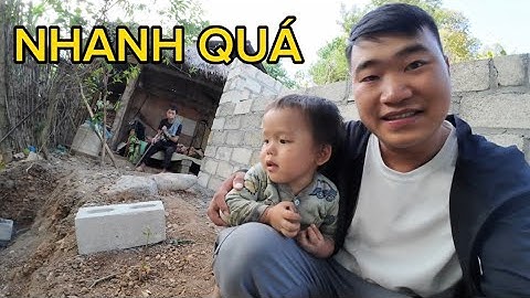 Cháu Tủa Cháu Nô Mồ Côi”Mừng Quá Những Hàng Gạch Đã Được xây Lên” Núi Đá Vùng Cao