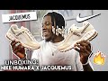 Unboxing jacquemus x nike air humara beige   aka lenny