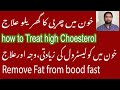 High Cholesterol Treatment  | How to remove Fat or Cholesterol from Blood | Bad Cholesterol ka ilaj