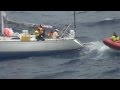 Norwegian Star rescues the Avenir sailboat in the Atlantic Ocean