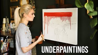 All about my underpaintings! | TUTORIAL