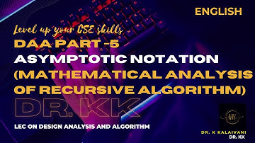 Cracking the Code: DAA Part 5 Mathematical Analysis of Recursive Algorithms| English