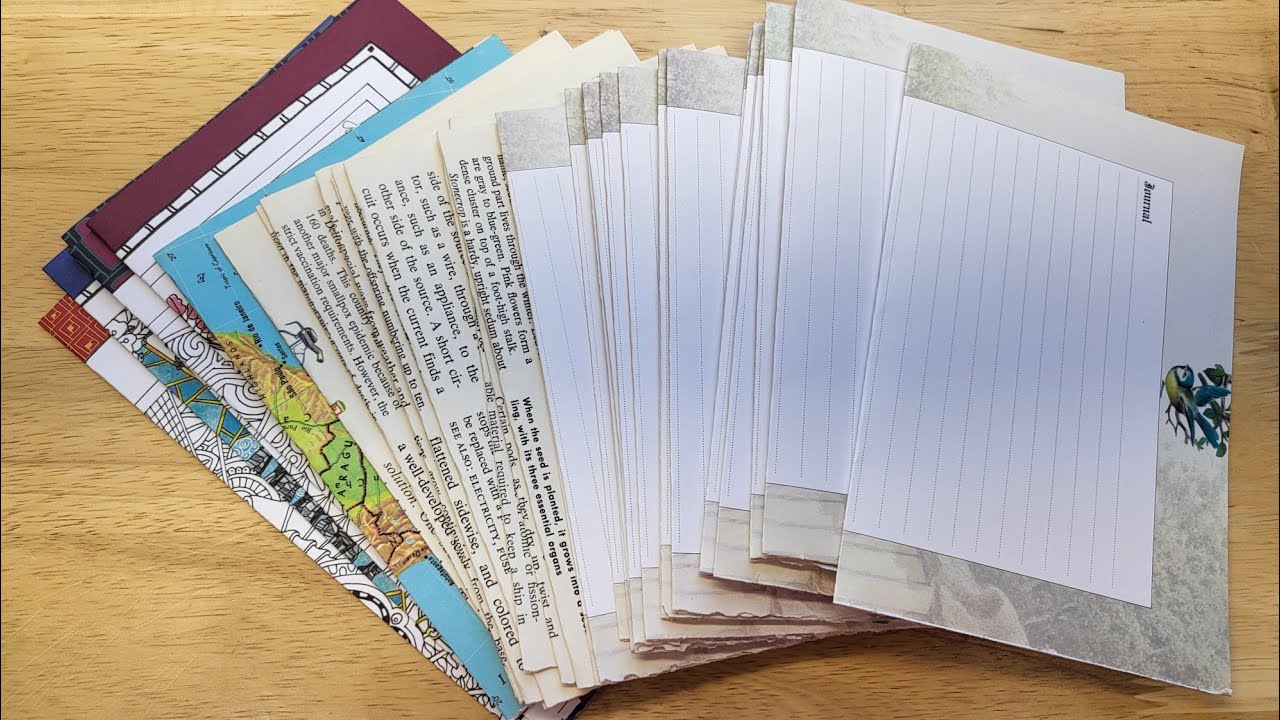 Back to the Basics: Folding Book Pages to Prep for Junk Journals